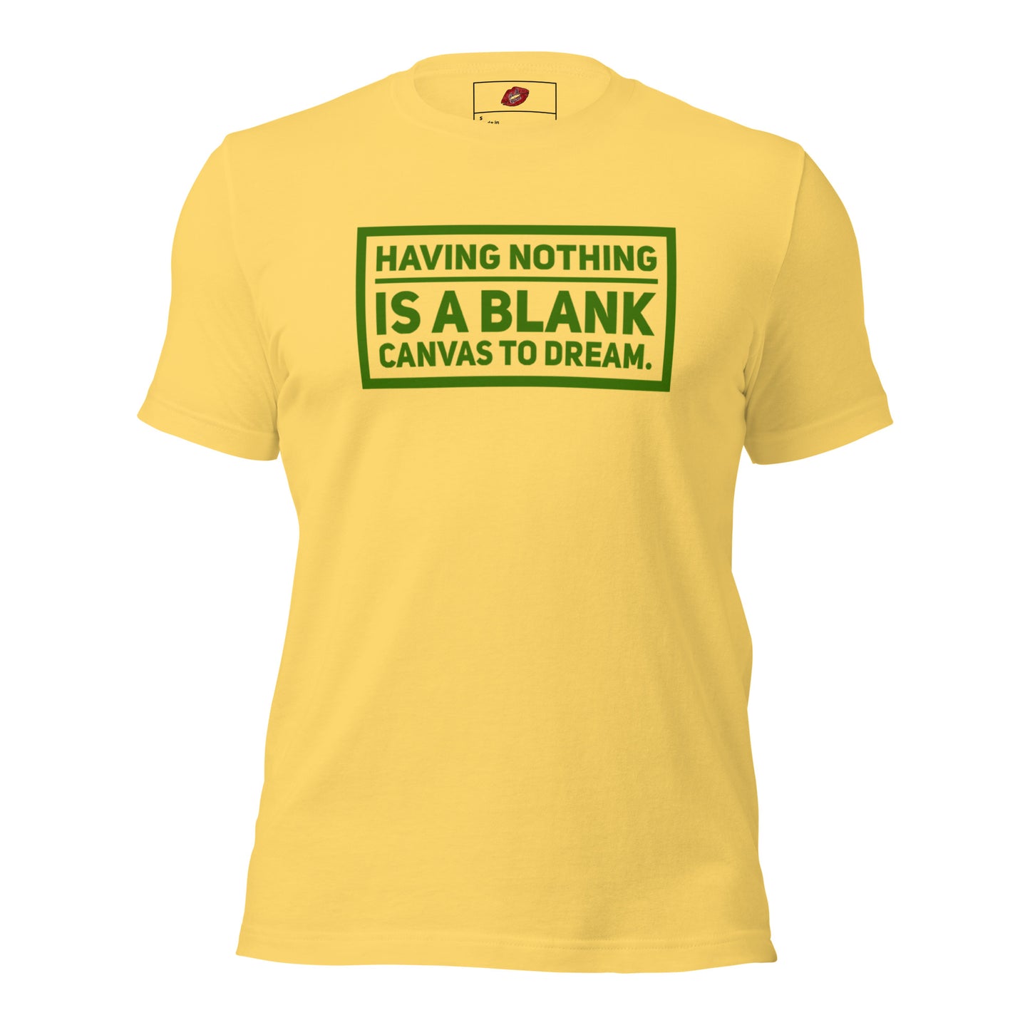 Blank Canvas (Green) Unisex Staple T-shirt