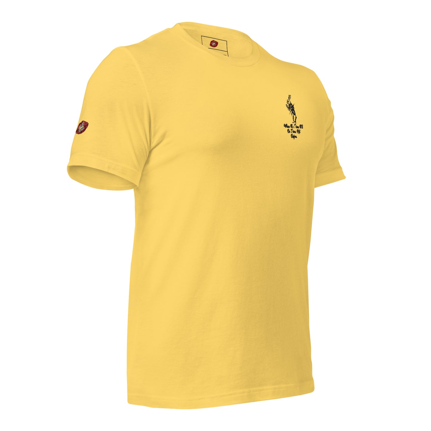 Rabbit (Black) Embroidered Unisex Staple T-shirt