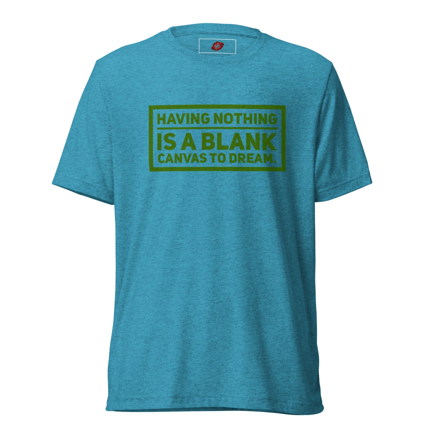 Blank Canvas (Green) Unisex Tri-blend Short Sleeve T-shirt