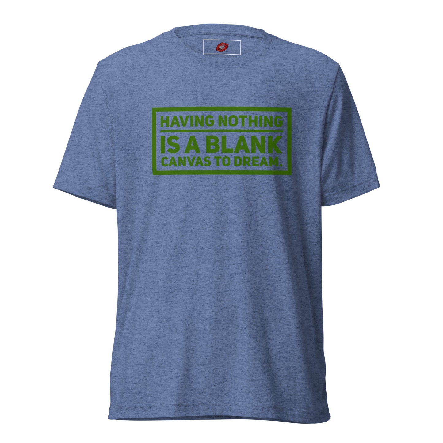 Blank Canvas (Green) Unisex Tri-blend Short Sleeve T-shirt