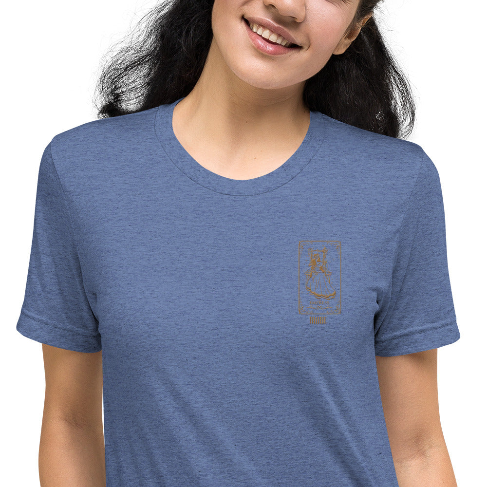 Empress (Gold) Tri-blend Unisex Short Sleeve T-shirt