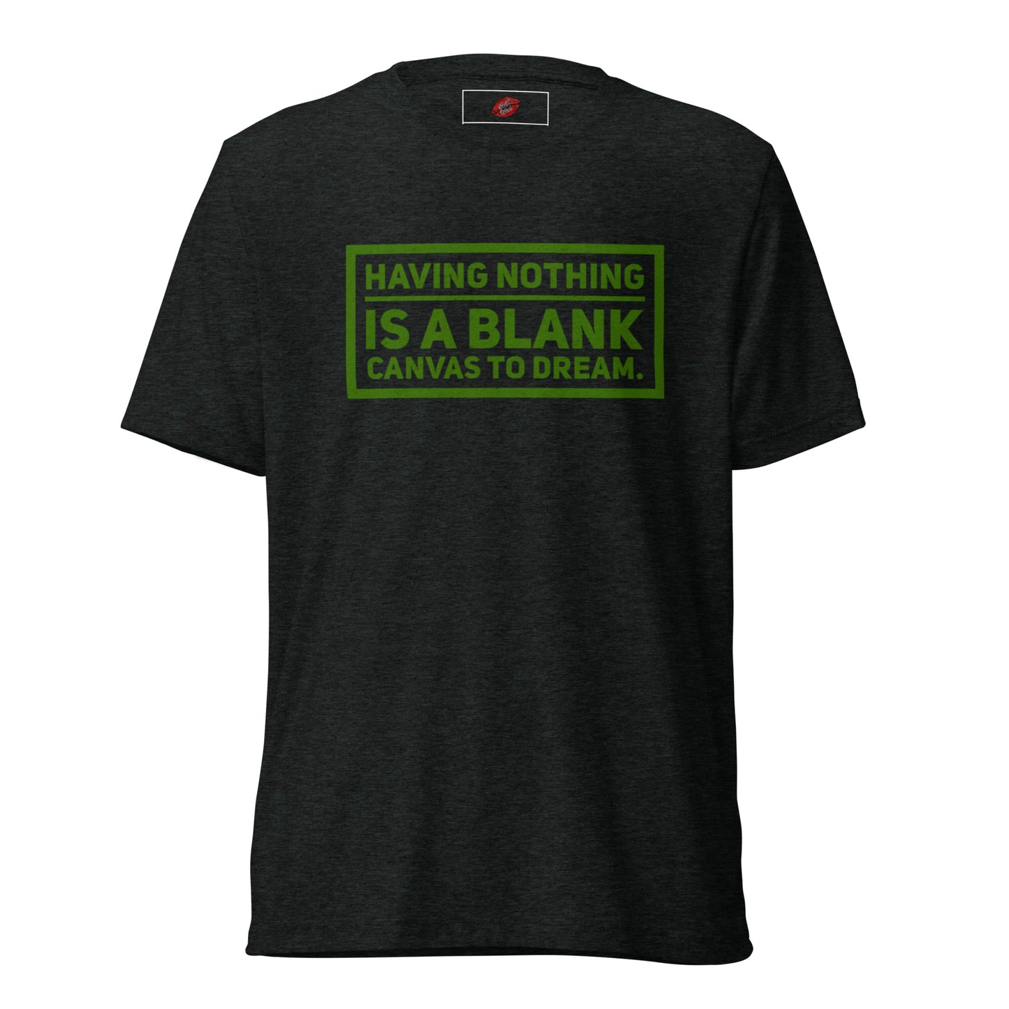 Blank Canvas (Green) Unisex Tri-blend Short Sleeve T-shirt