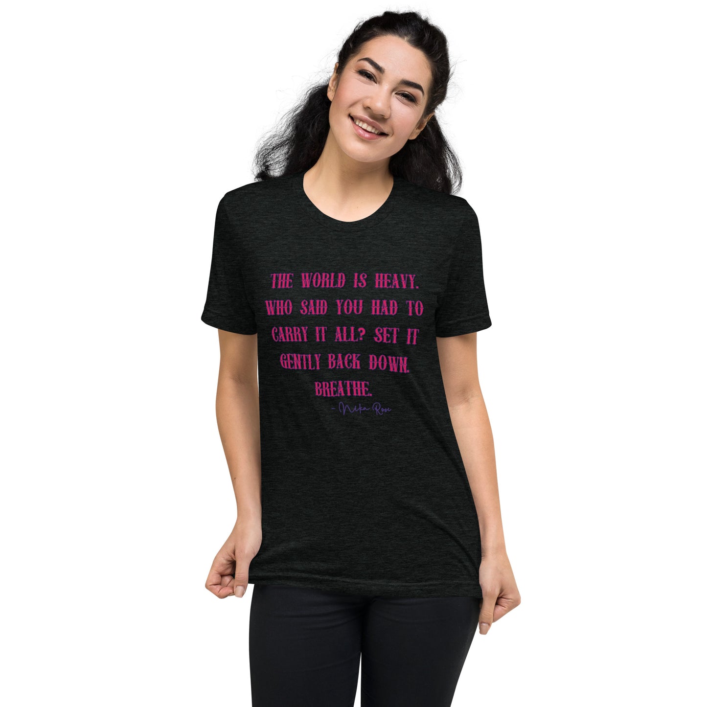 Nika's Prose Tri-blend Unisex Short Sleeve T-shirt