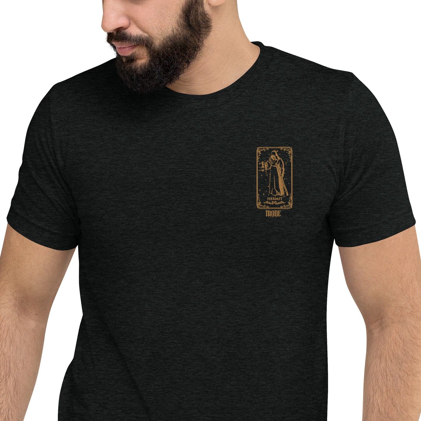 Hermit (Gold) Tri-blend Unisex Short Sleeve T-shirt