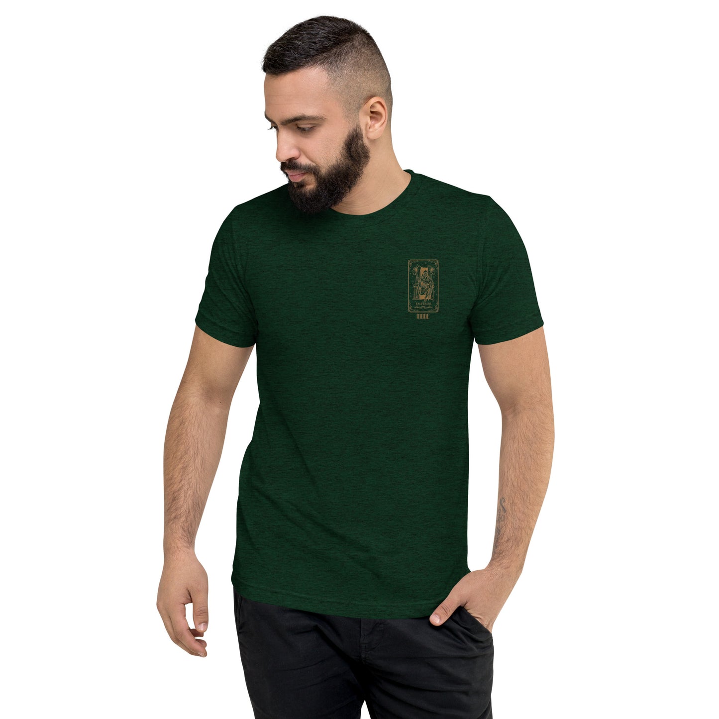 Emperor (Gold) Tri-blend Unisex Short Sleeve T-shirt