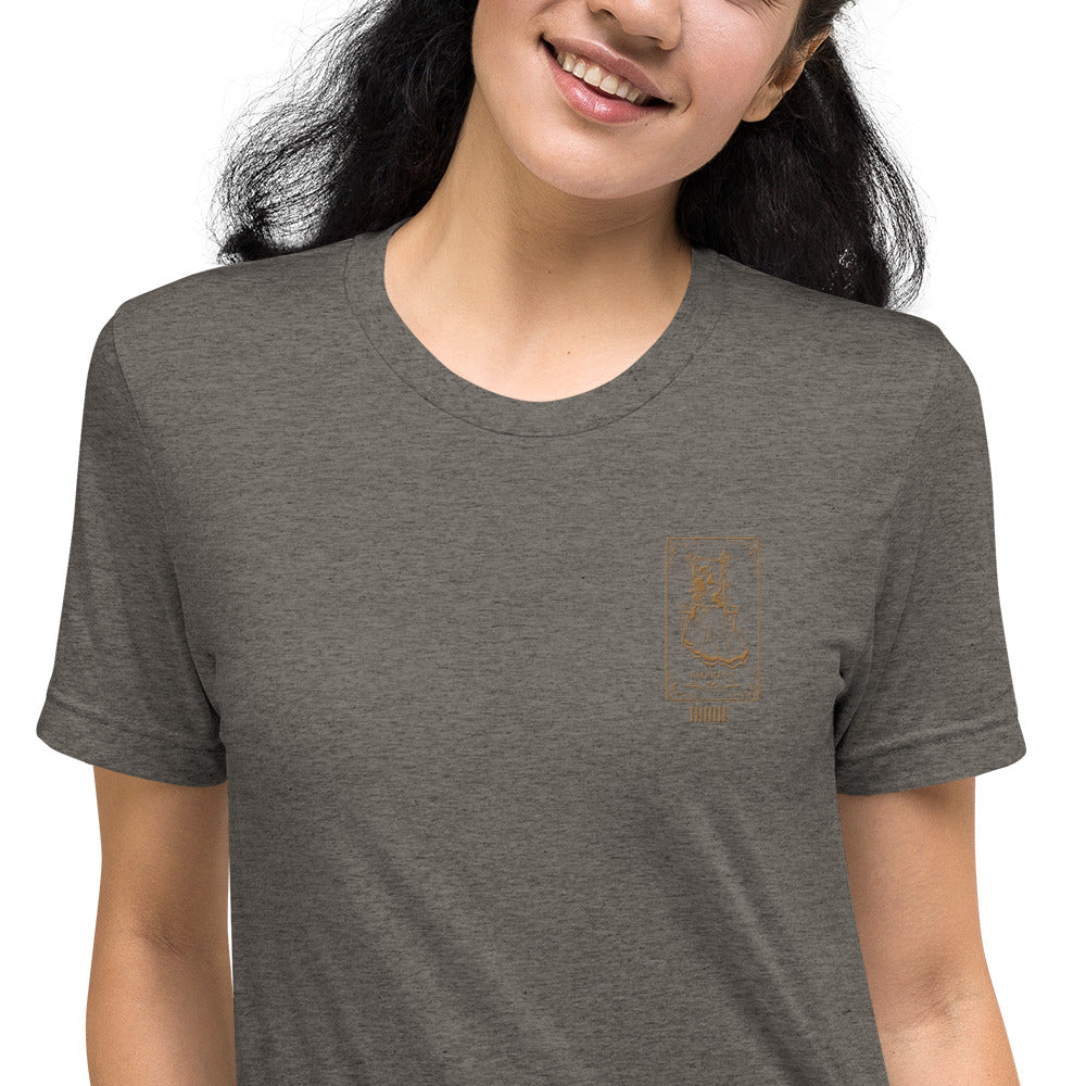 Empress (Gold) Tri-blend Unisex Short Sleeve T-shirt