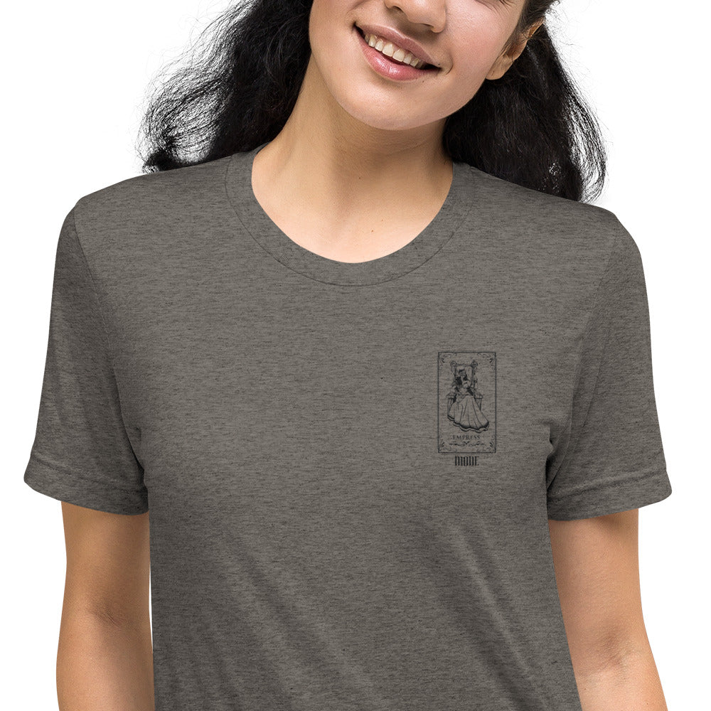 Empress (Black) Tri-blend Unisex Short Sleeve T-shirt