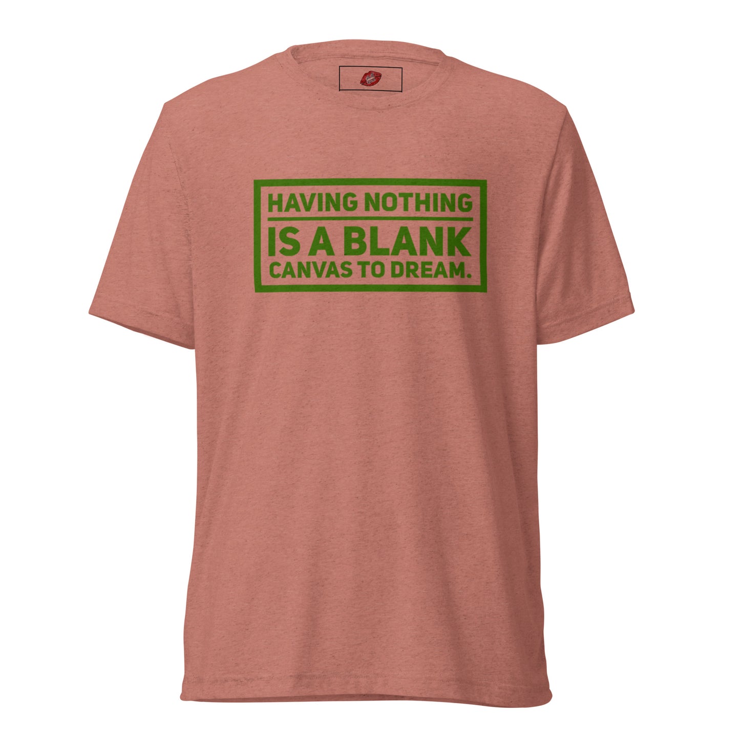 Blank Canvas (Green) Unisex Tri-blend Short Sleeve T-shirt