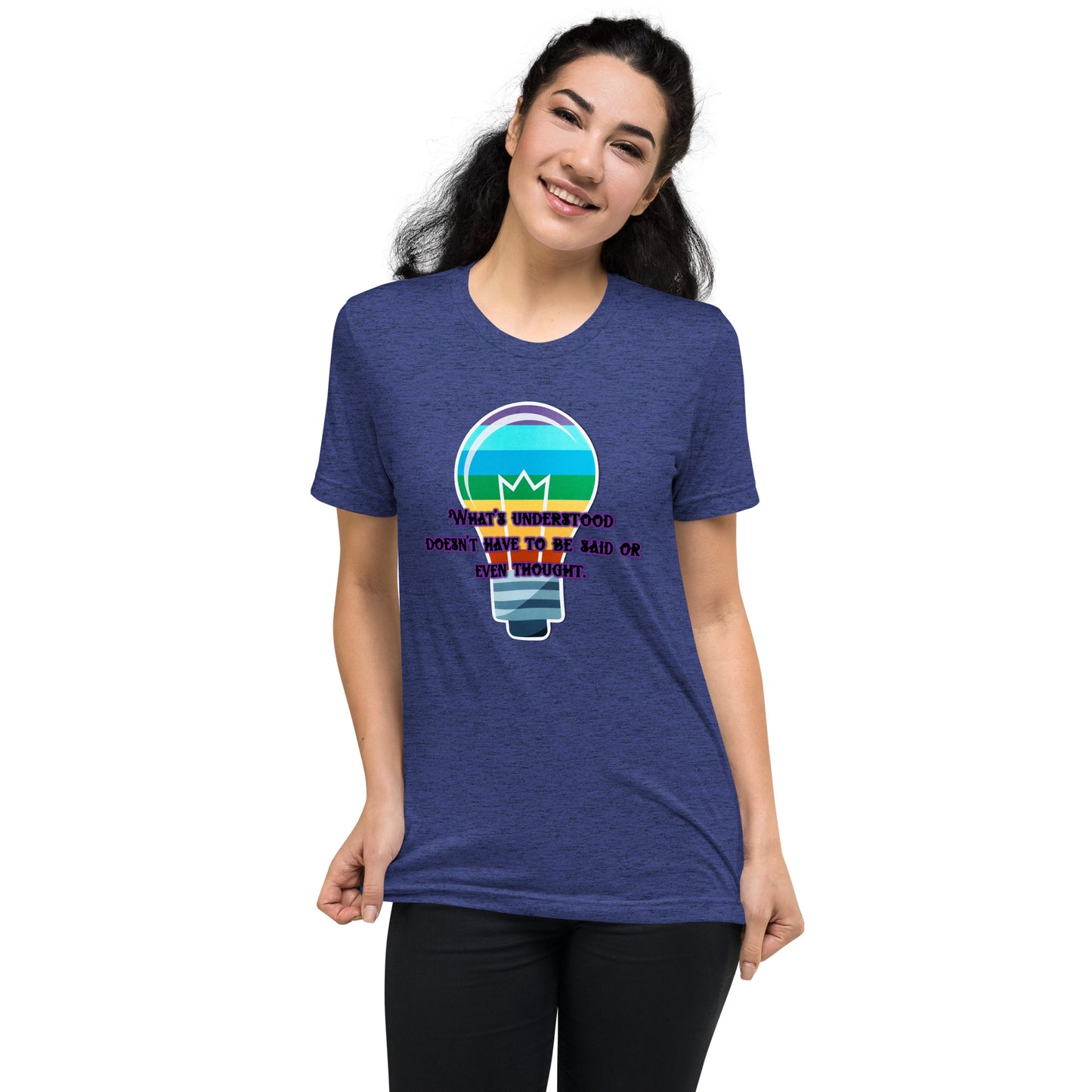 Lightbulb #4 Tri-blend Unisex Short Sleeve T-shirt