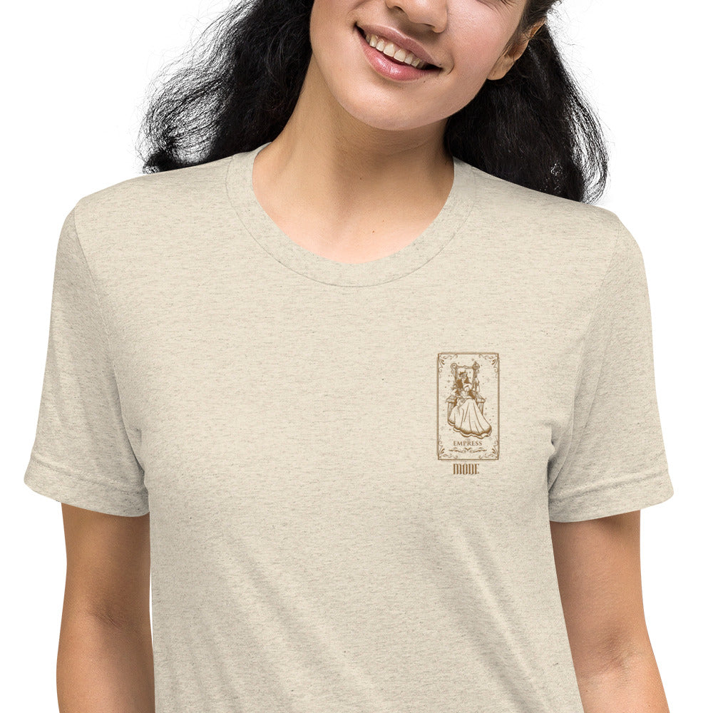 Empress (Gold) Tri-blend Unisex Short Sleeve T-shirt