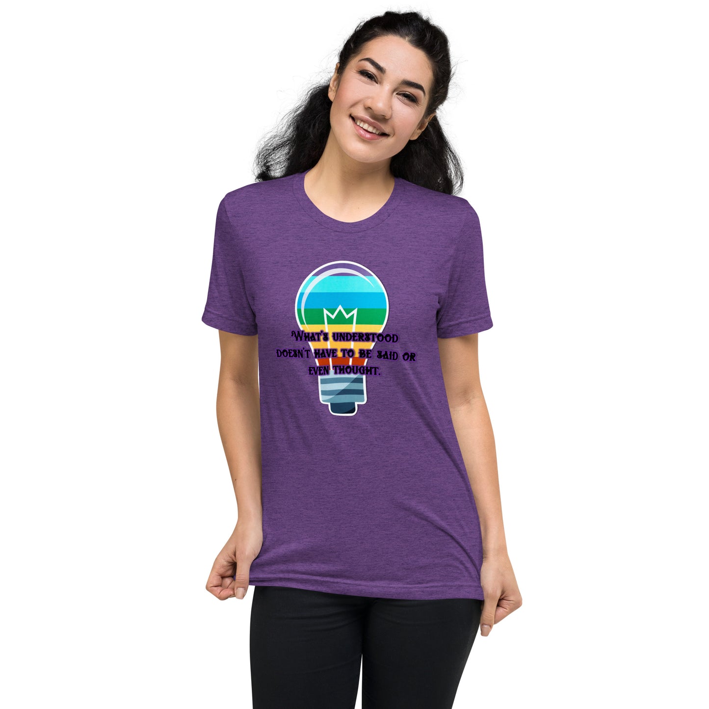 Lightbulb #4 Tri-blend Unisex Short Sleeve T-shirt