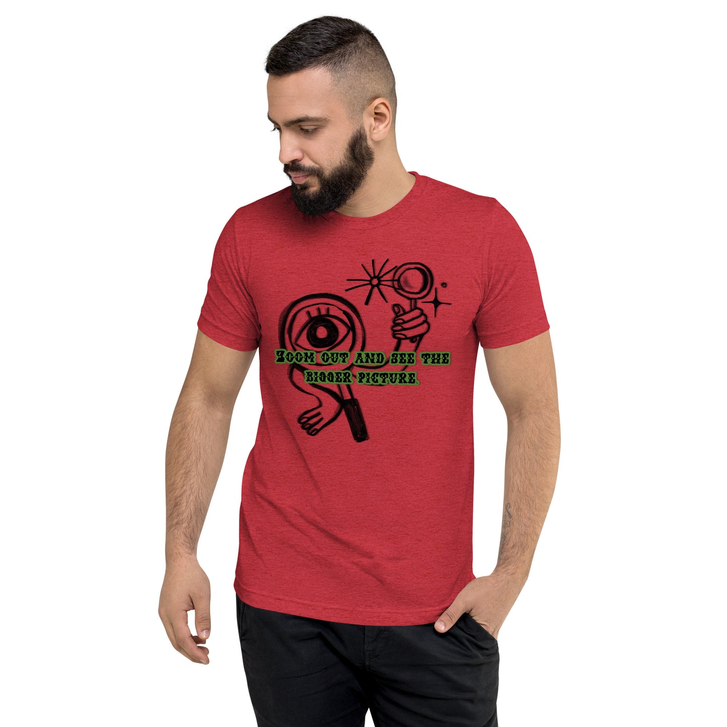 Different Lens Tri-blend Unisex Short Sleeve T-shirt