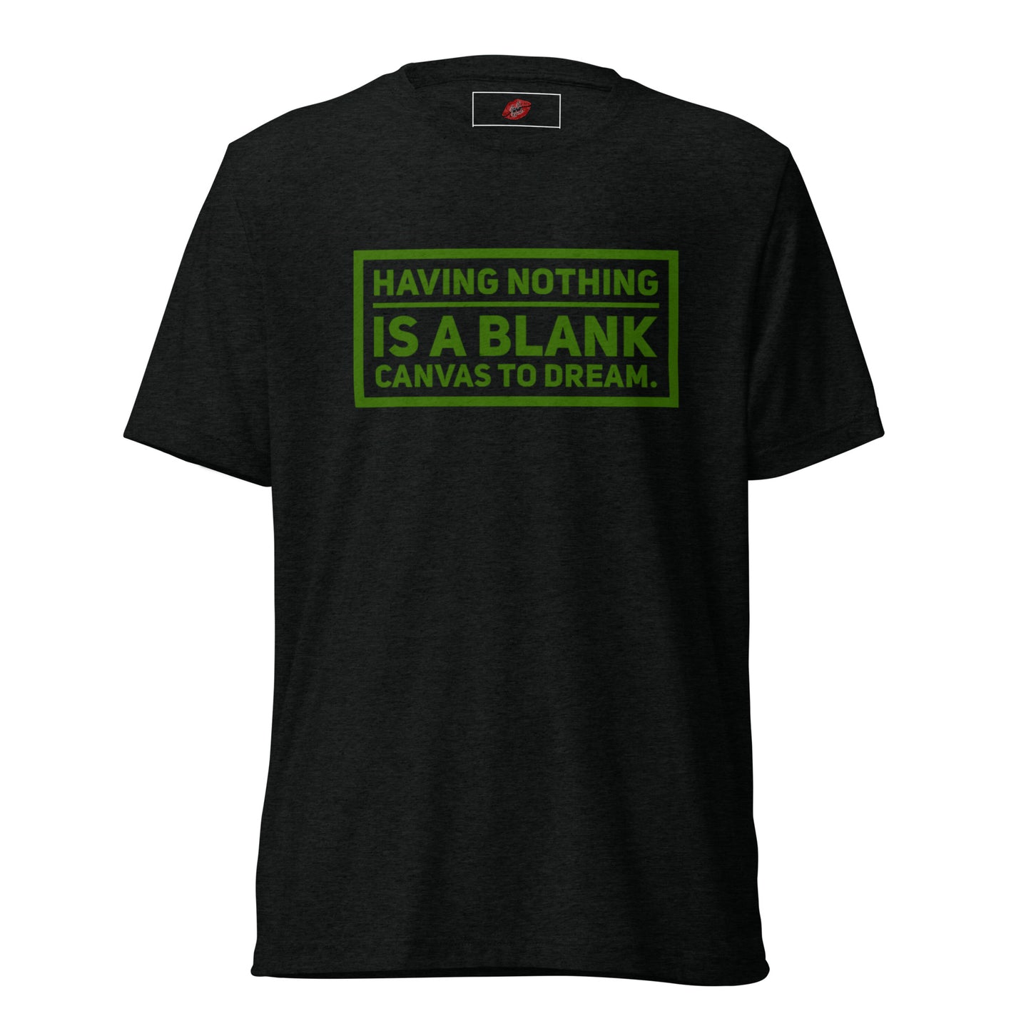 Blank Canvas (Green) Unisex Tri-blend Short Sleeve T-shirt