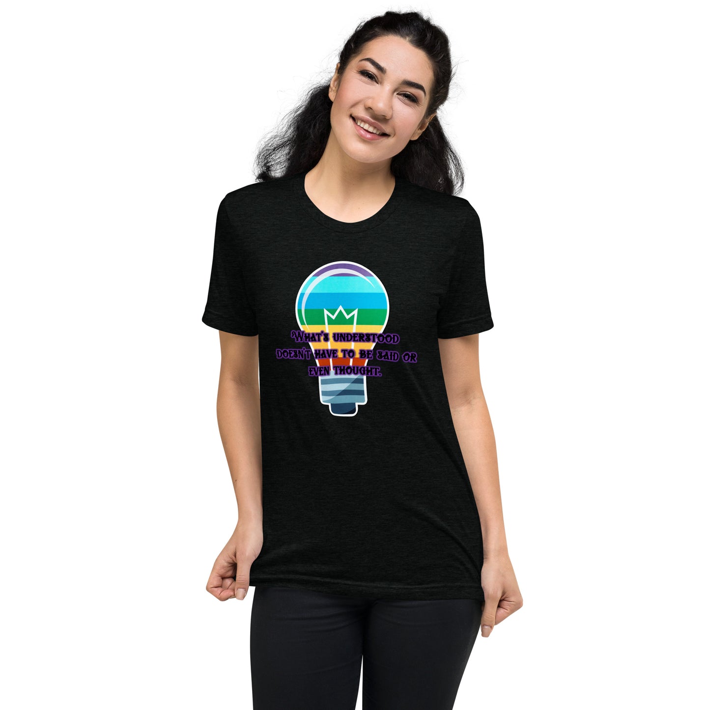 Lightbulb #4 Tri-blend Unisex Short Sleeve T-shirt