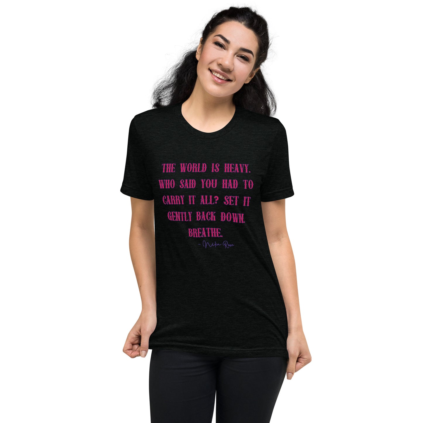 Nika's Prose Tri-blend Unisex Short Sleeve T-shirt