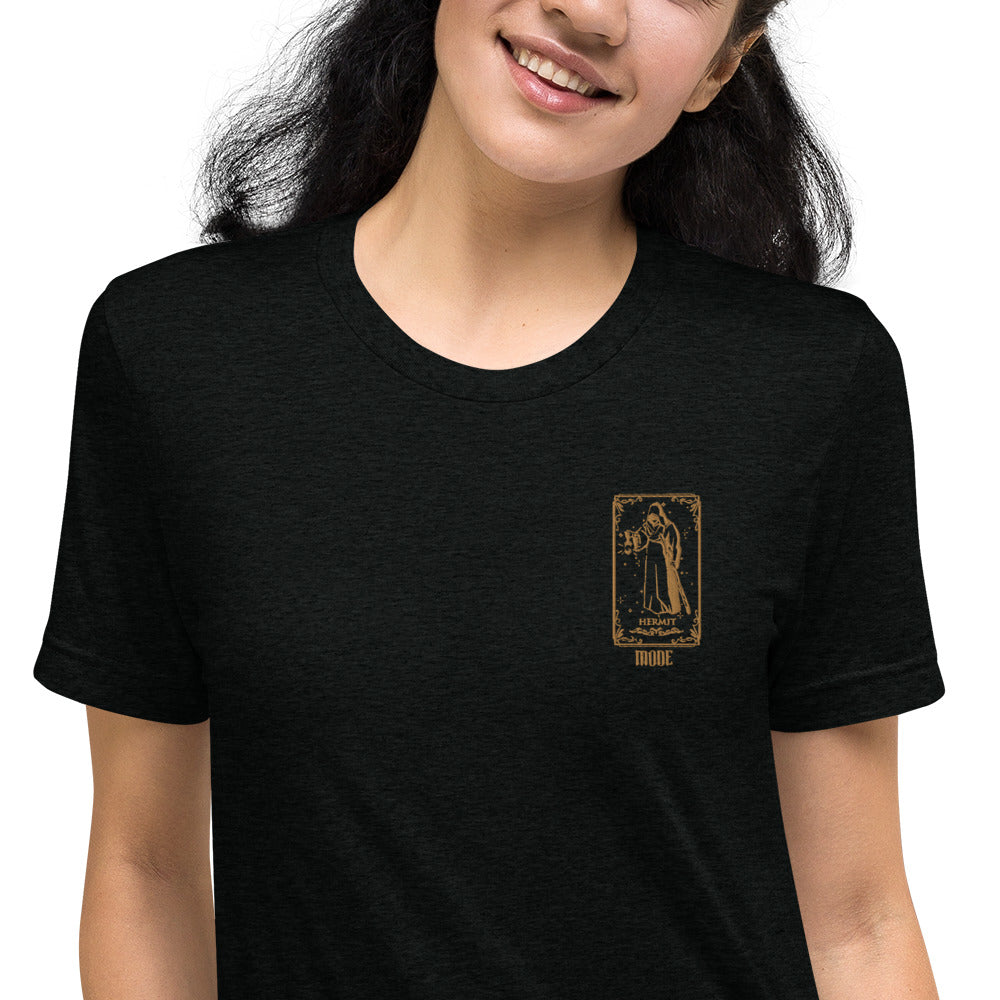 Hermit (Gold) Tri-blend Unisex Short Sleeve T-shirt