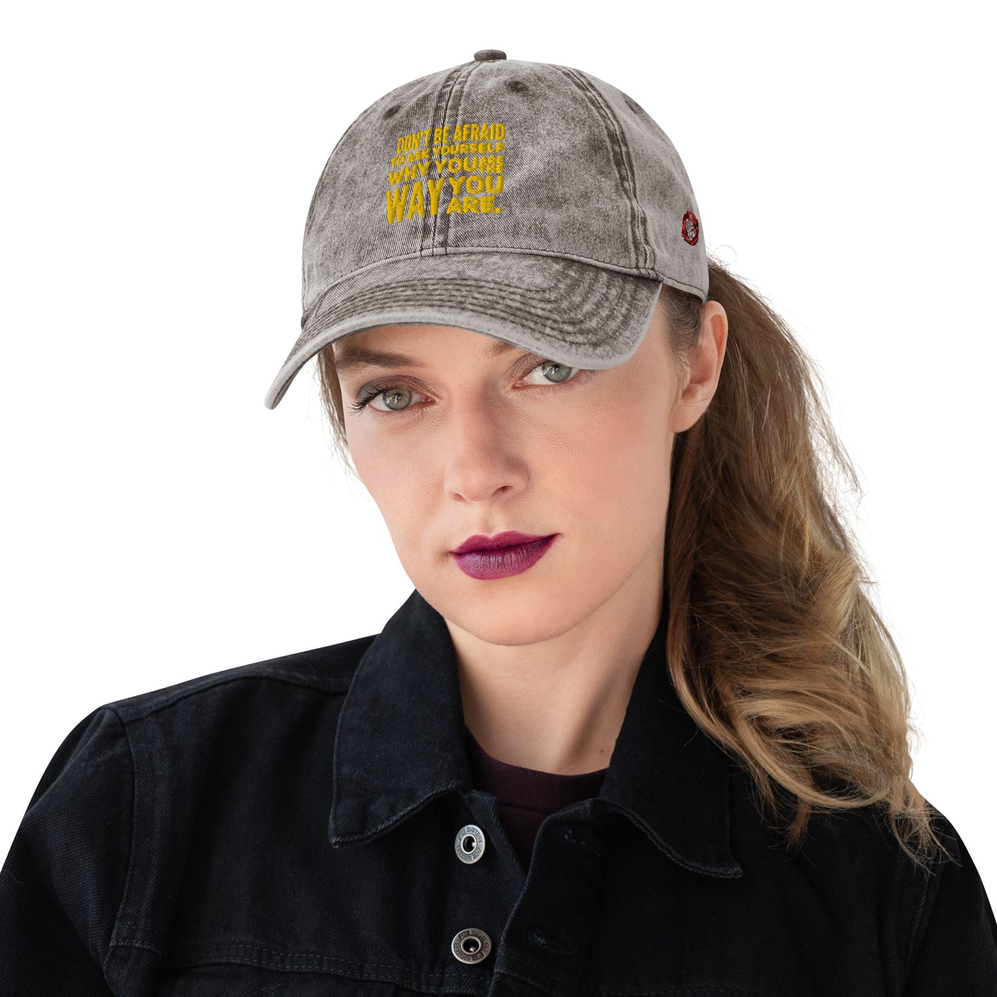 Ask Yourself #2 Vintage Cotton Twill Cap