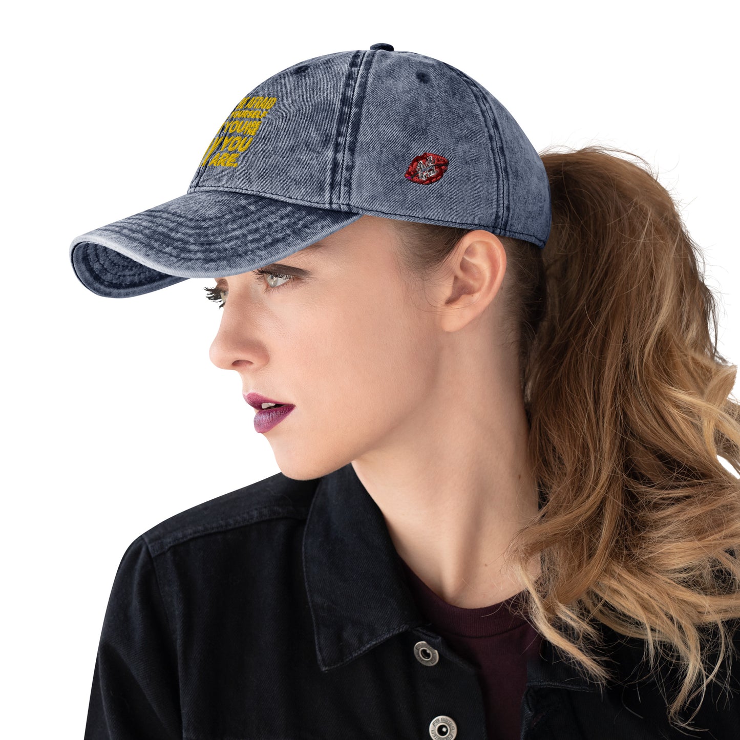 Ask Yourself #2 Vintage Cotton Twill Cap