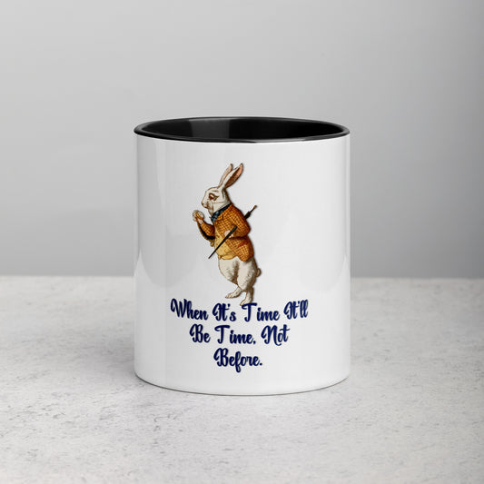 Rabbit (Blue) Mug With Color Inside