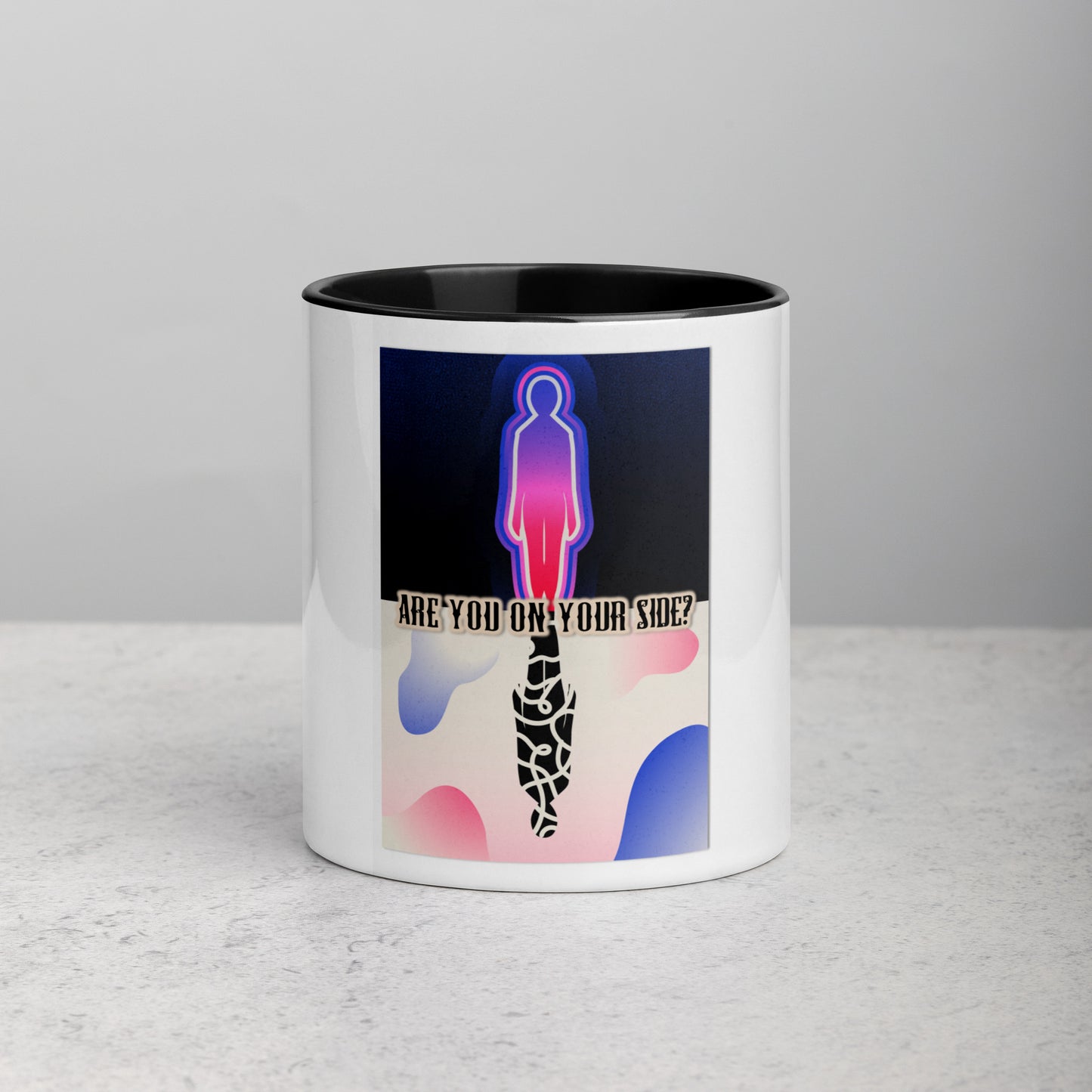 Self-Protection Mug With Color Inside