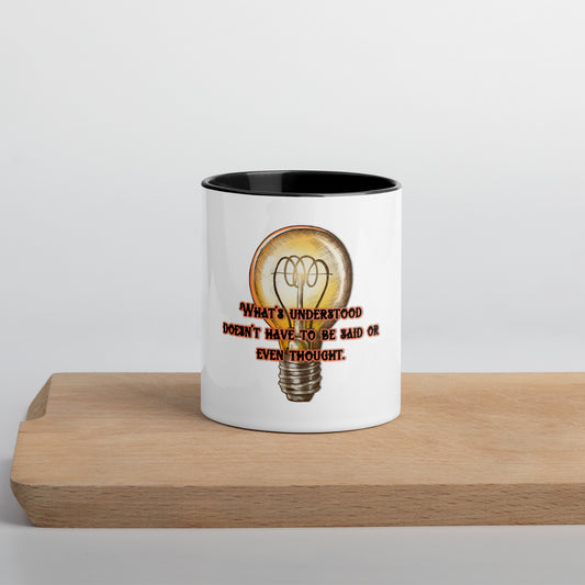 Lightbulb #3 Mug With Color Inside