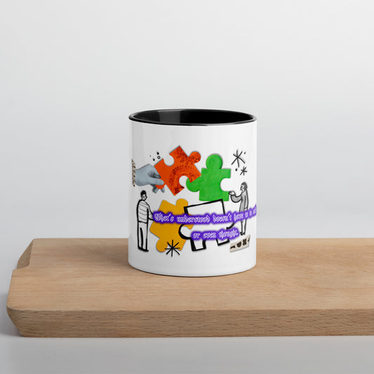 Awareness #2 Mug With Color Inside