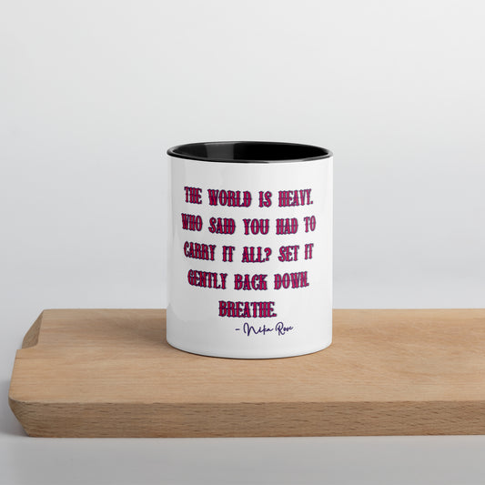 Nika's Prose Mug With Color Inside