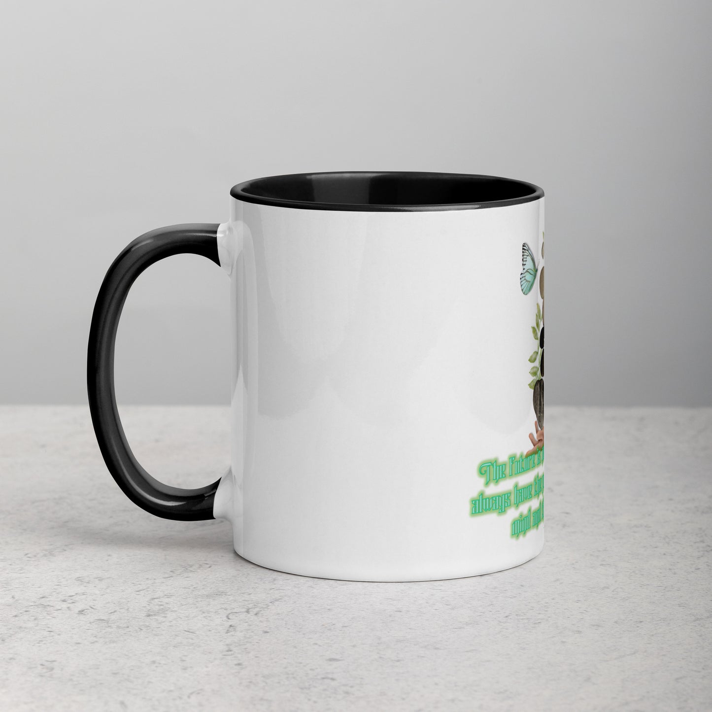 Set In Stone Mug With Color Inside