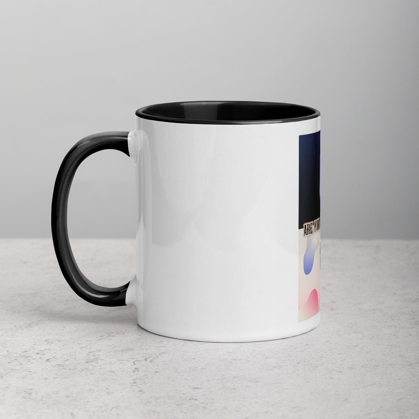 Self-Protection Mug With Color Inside