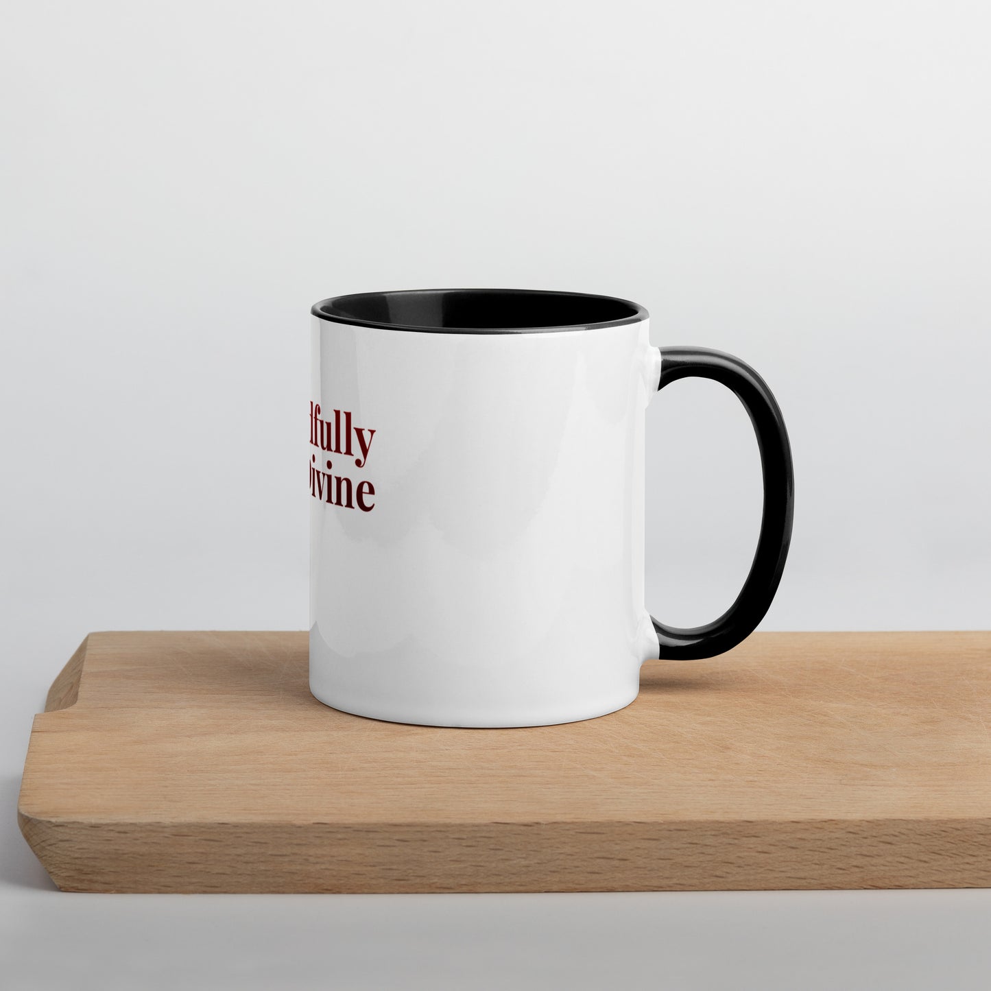 DD Woman (Maroon) Mug With Color Inside