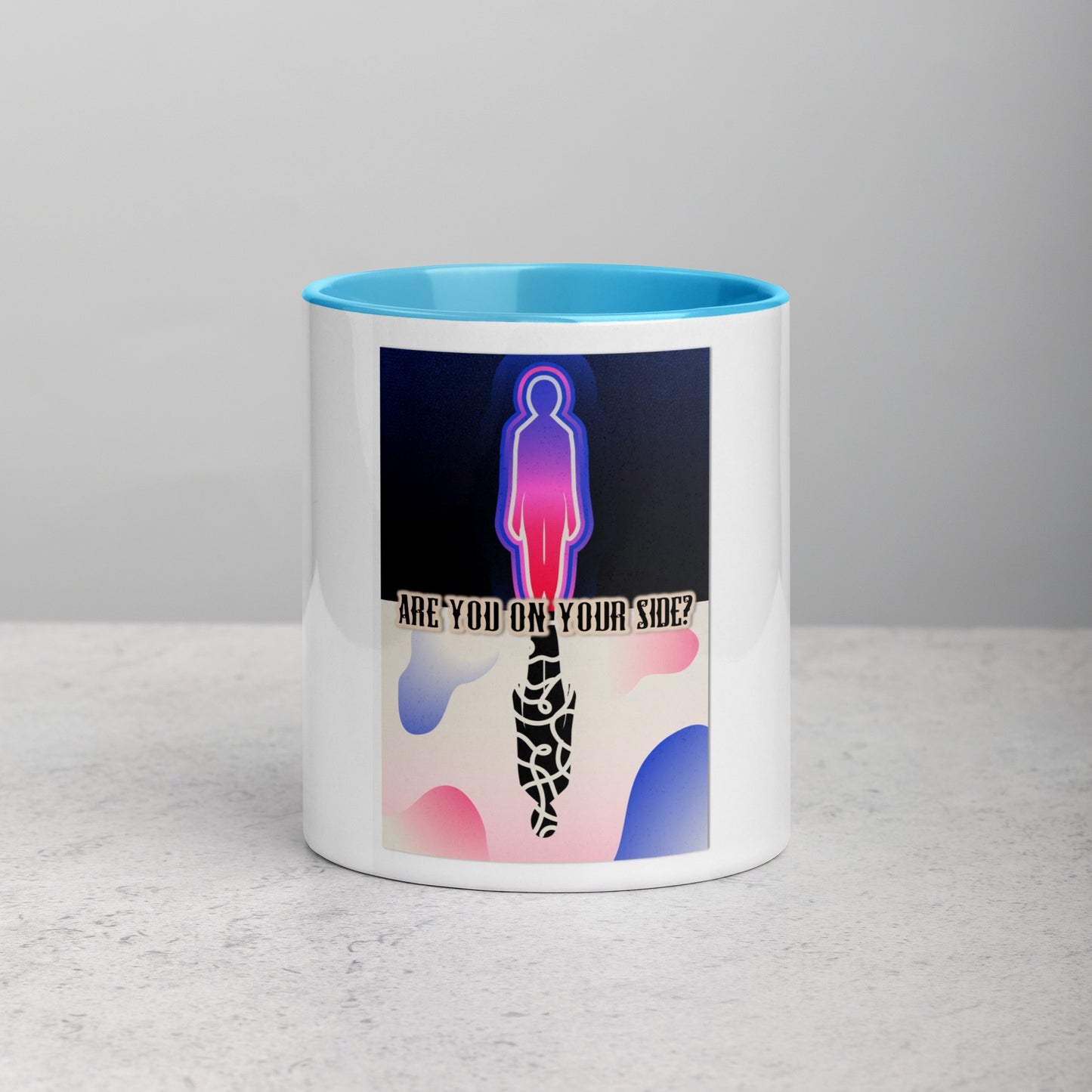 Self-Protection Mug With Color Inside