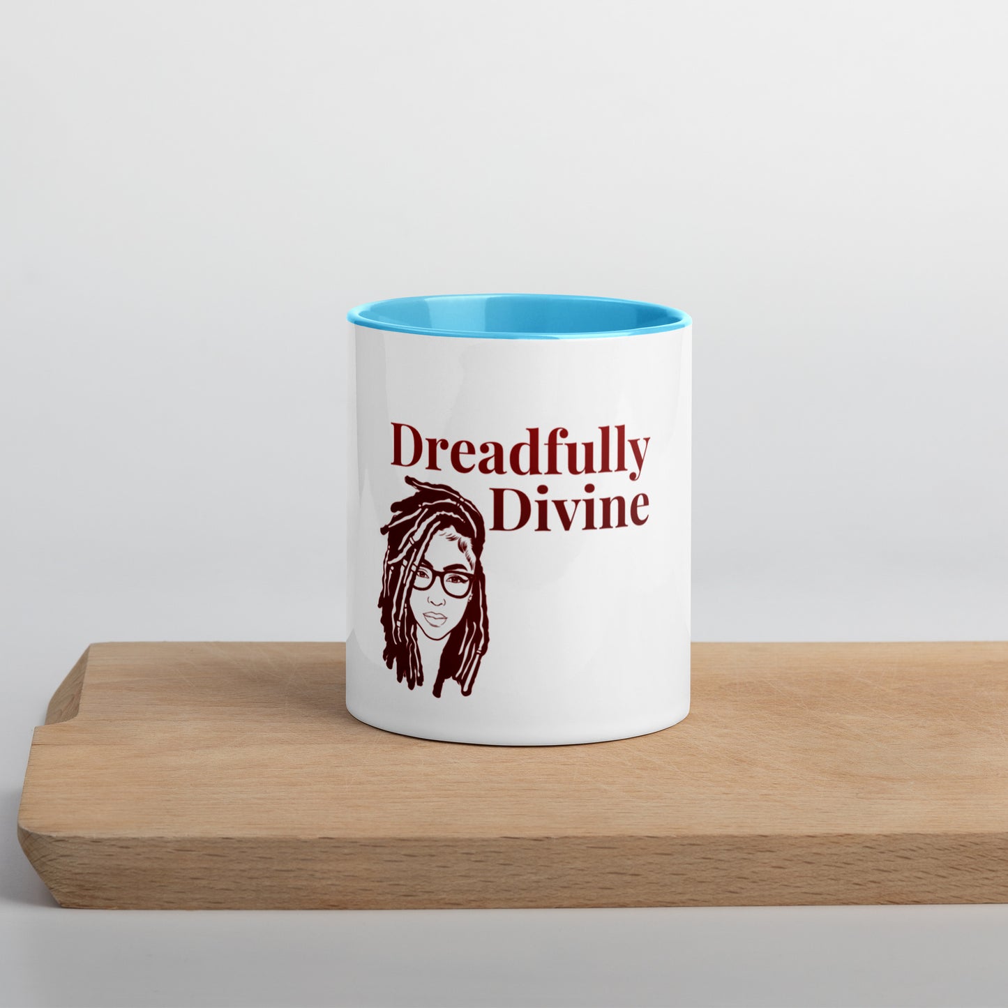 DD Woman (Maroon) Mug With Color Inside