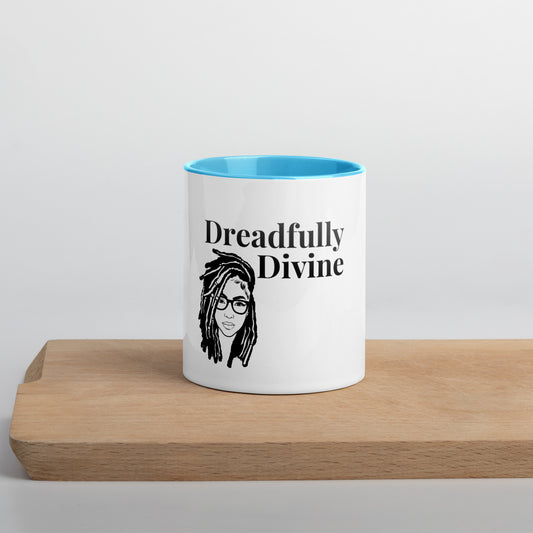 DD Woman (Black) Mug With Color Inside
