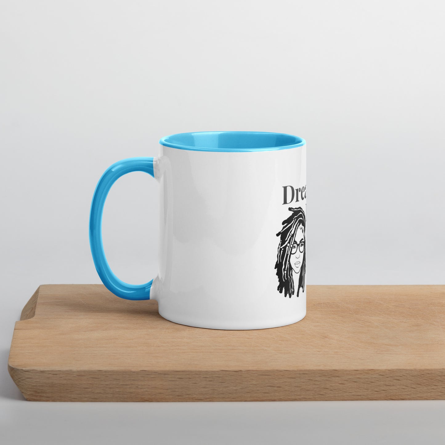 DD Woman (Black) Mug With Color Inside