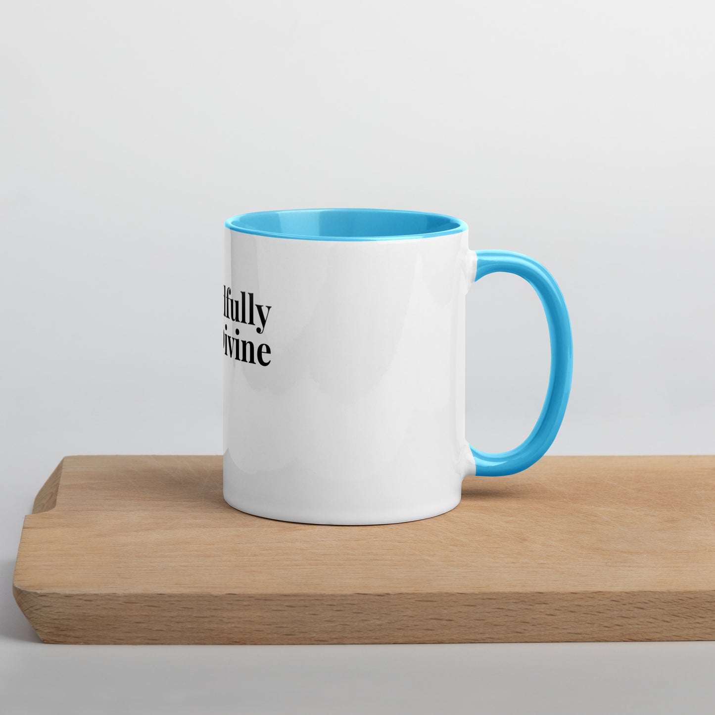 DD Woman (Black) Mug With Color Inside