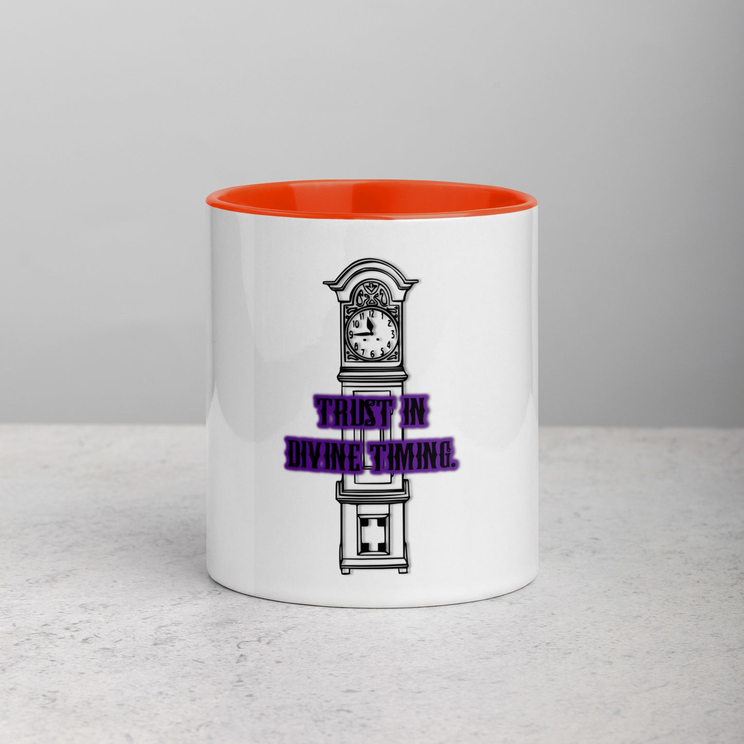 Time #2 Mug With Color Inside