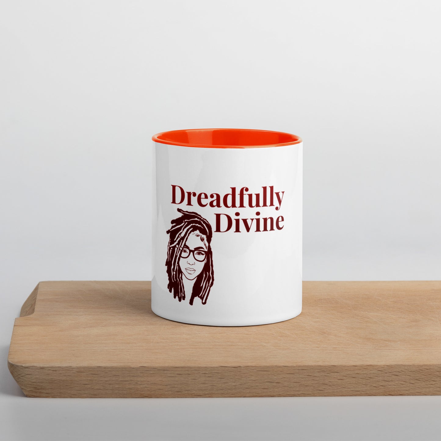 DD Woman (Maroon) Mug With Color Inside
