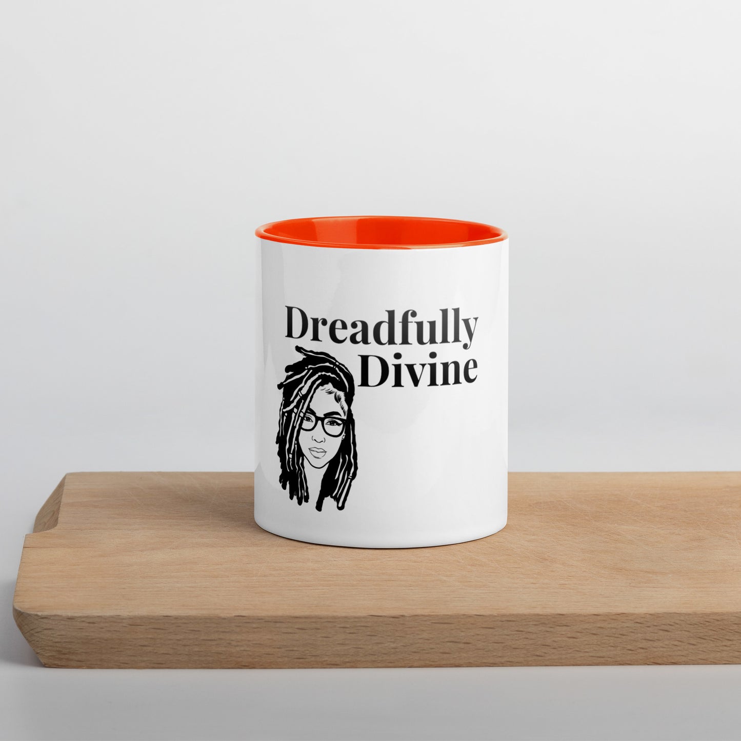 DD Woman (Black) Mug With Color Inside