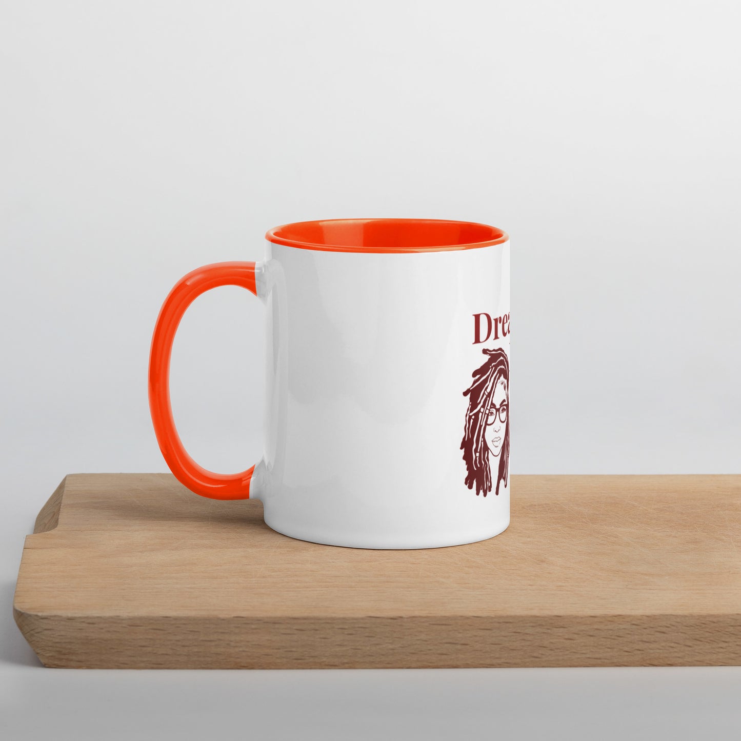 DD Woman (Maroon) Mug With Color Inside