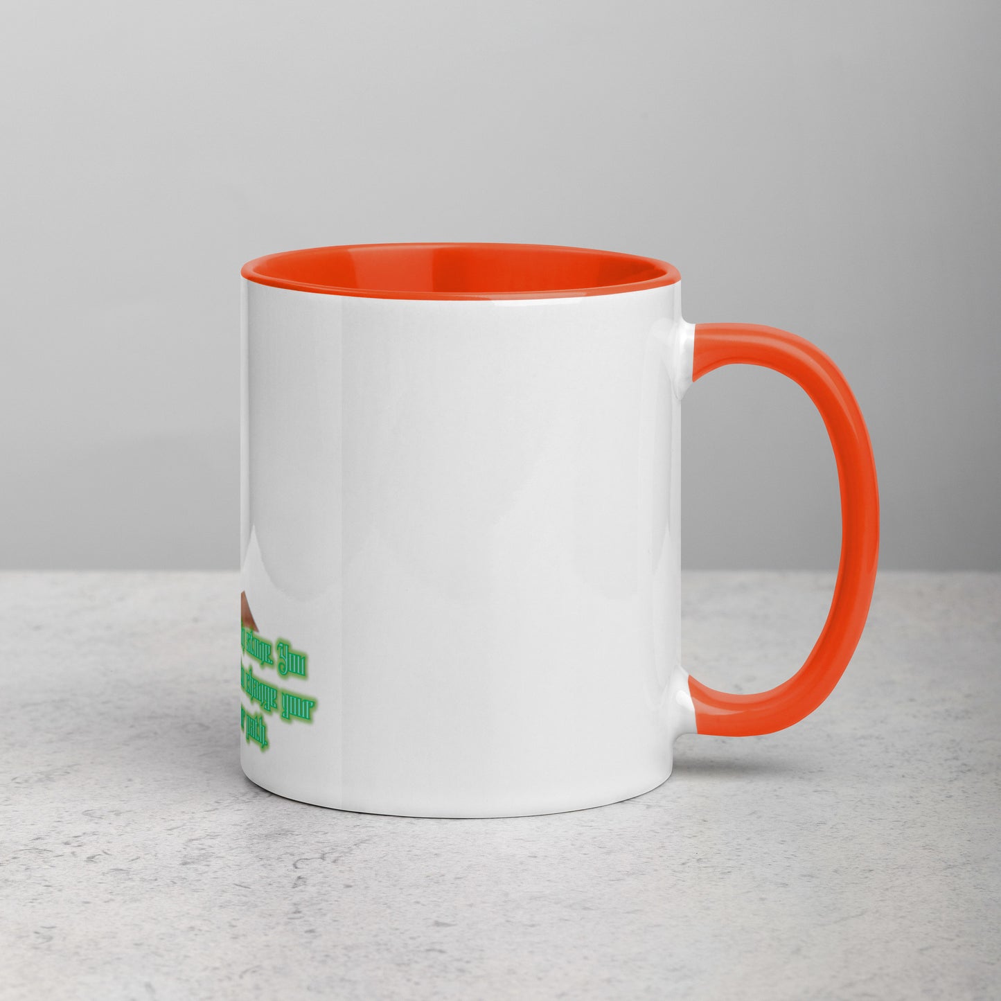 Set In Stone Mug With Color Inside