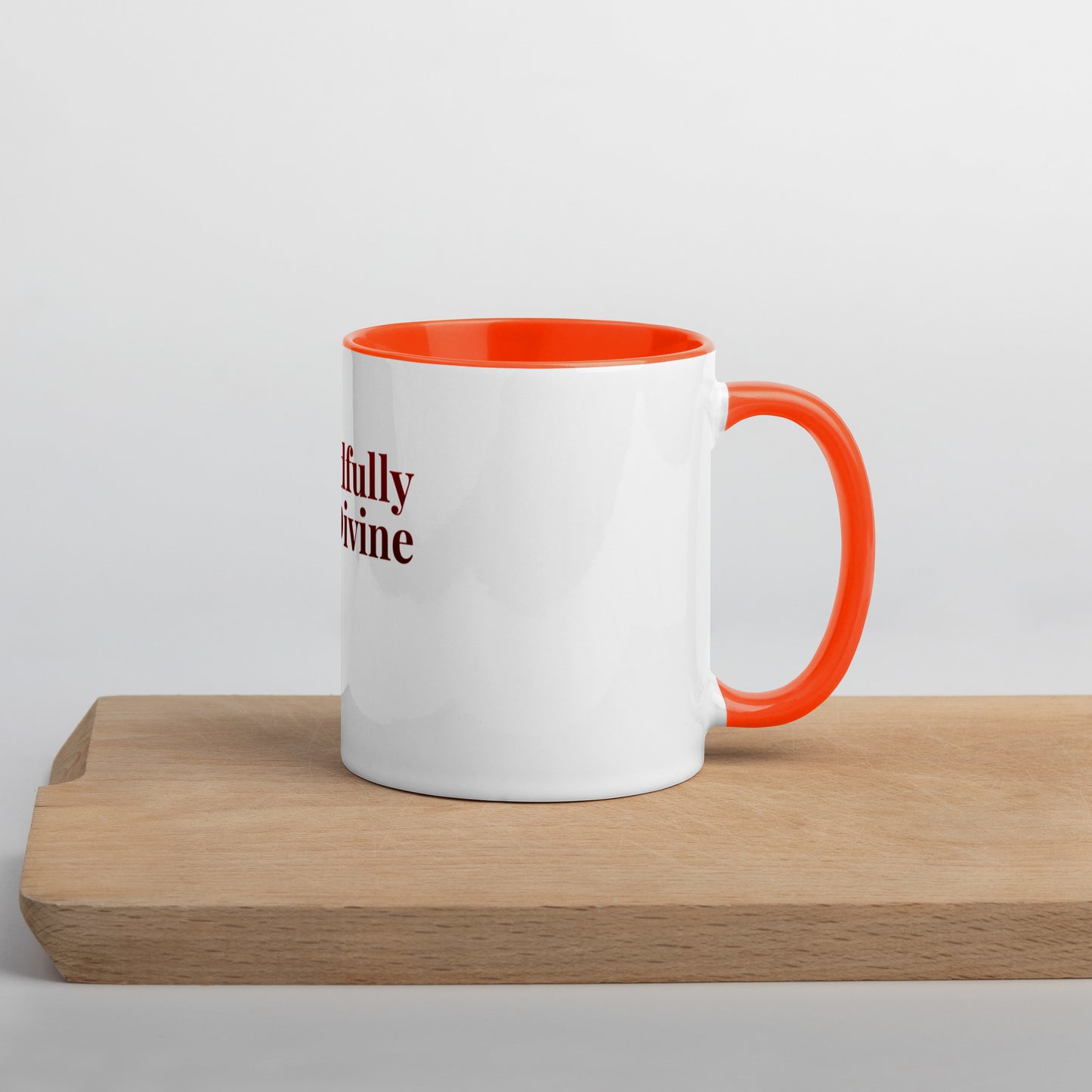 DD Woman (Maroon) Mug With Color Inside