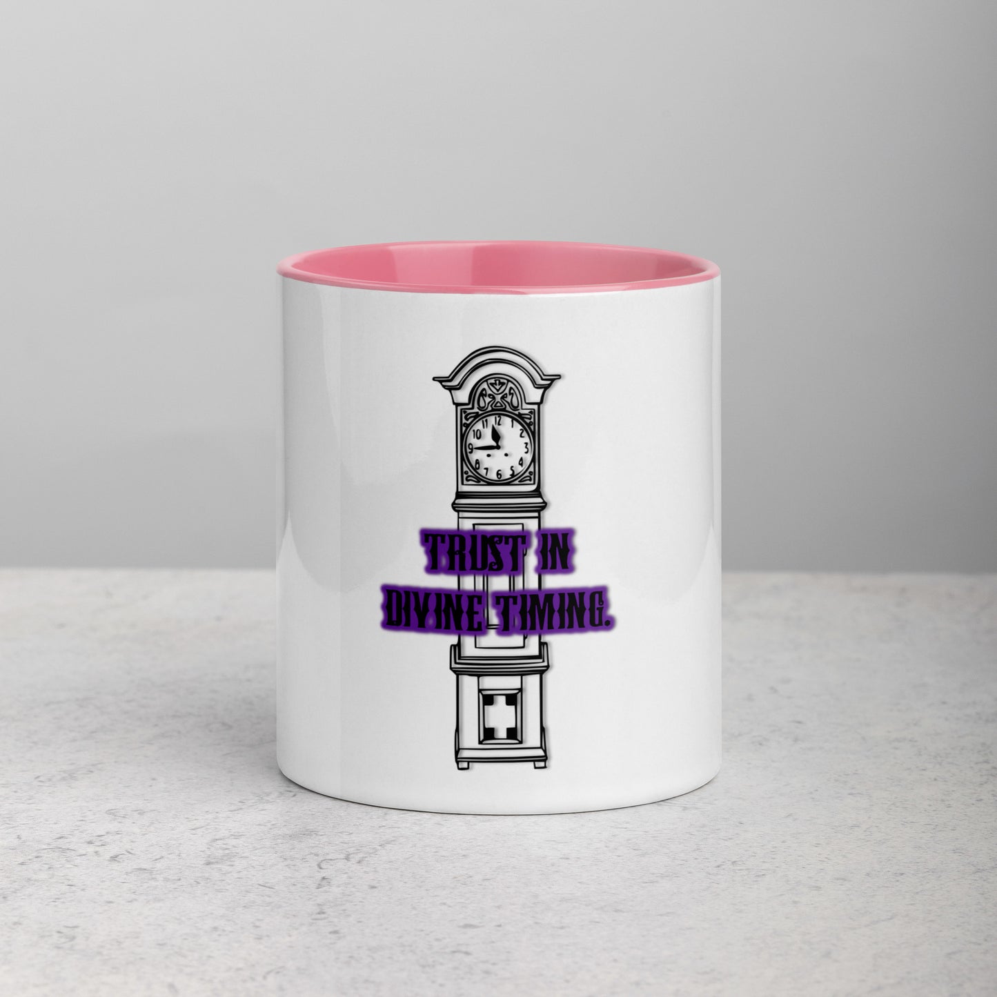 Time #2 Mug With Color Inside