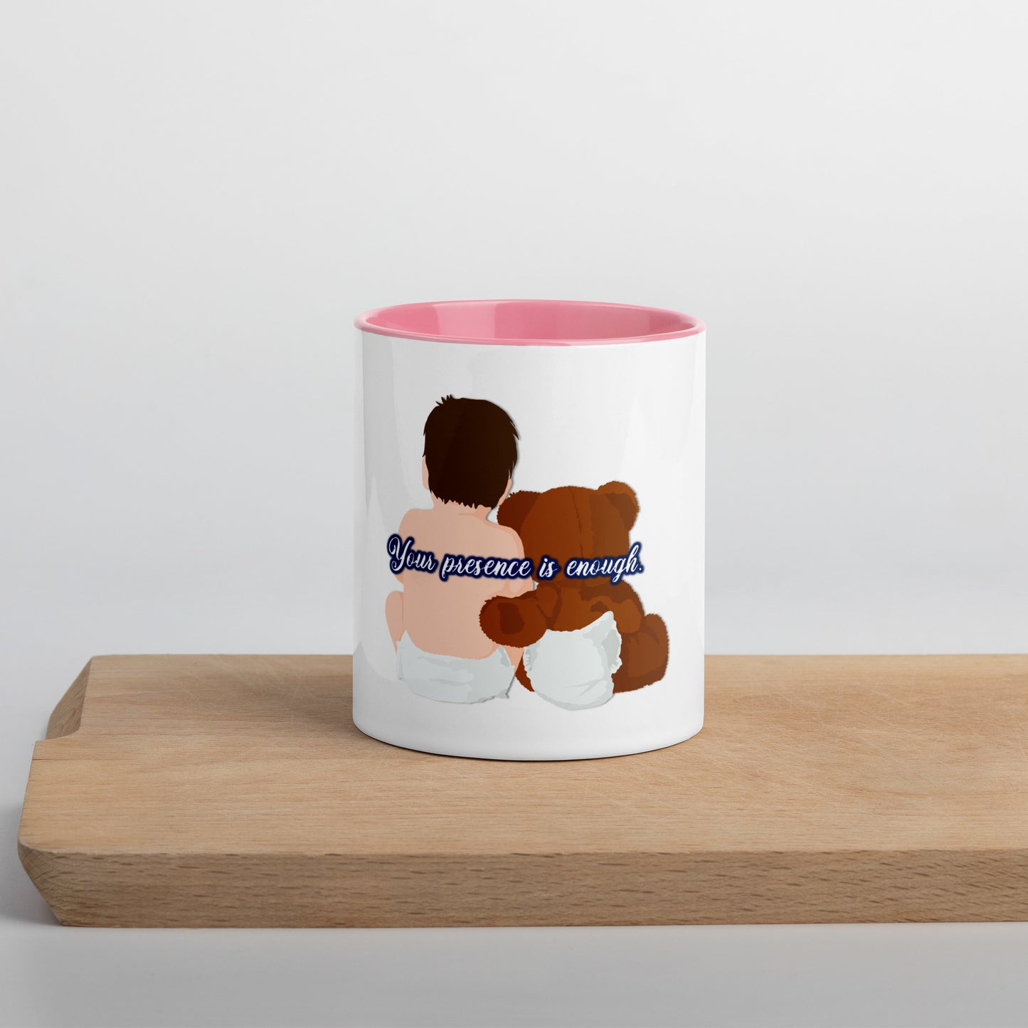 Enough #2 Mug With Color Inside