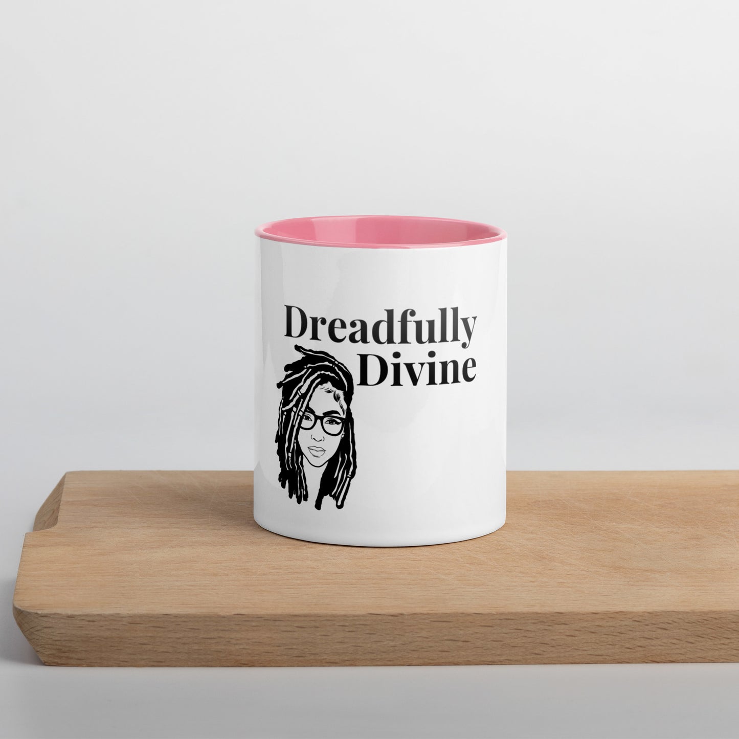 DD Woman (Black) Mug With Color Inside