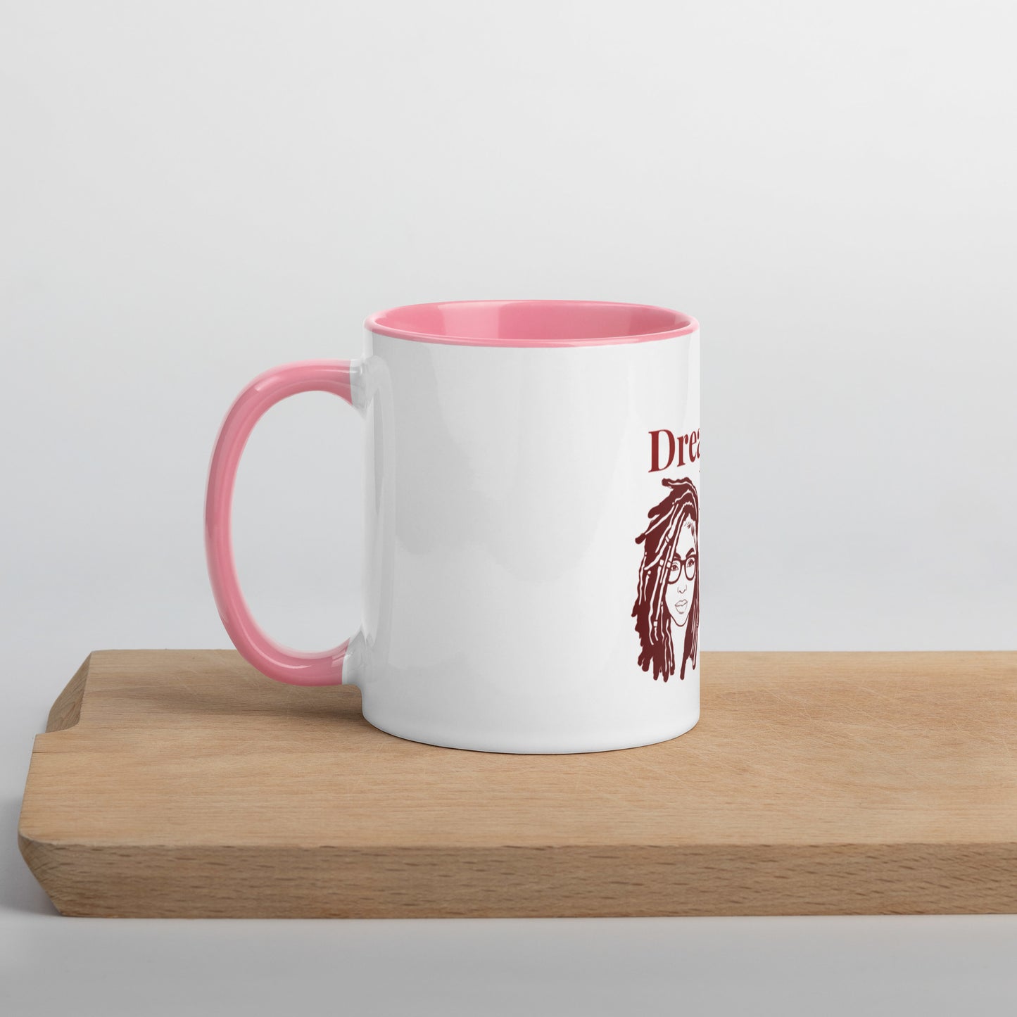 DD Woman (Maroon) Mug With Color Inside