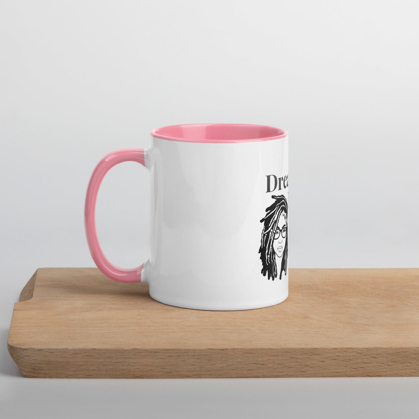 DD Woman (Black) Mug With Color Inside