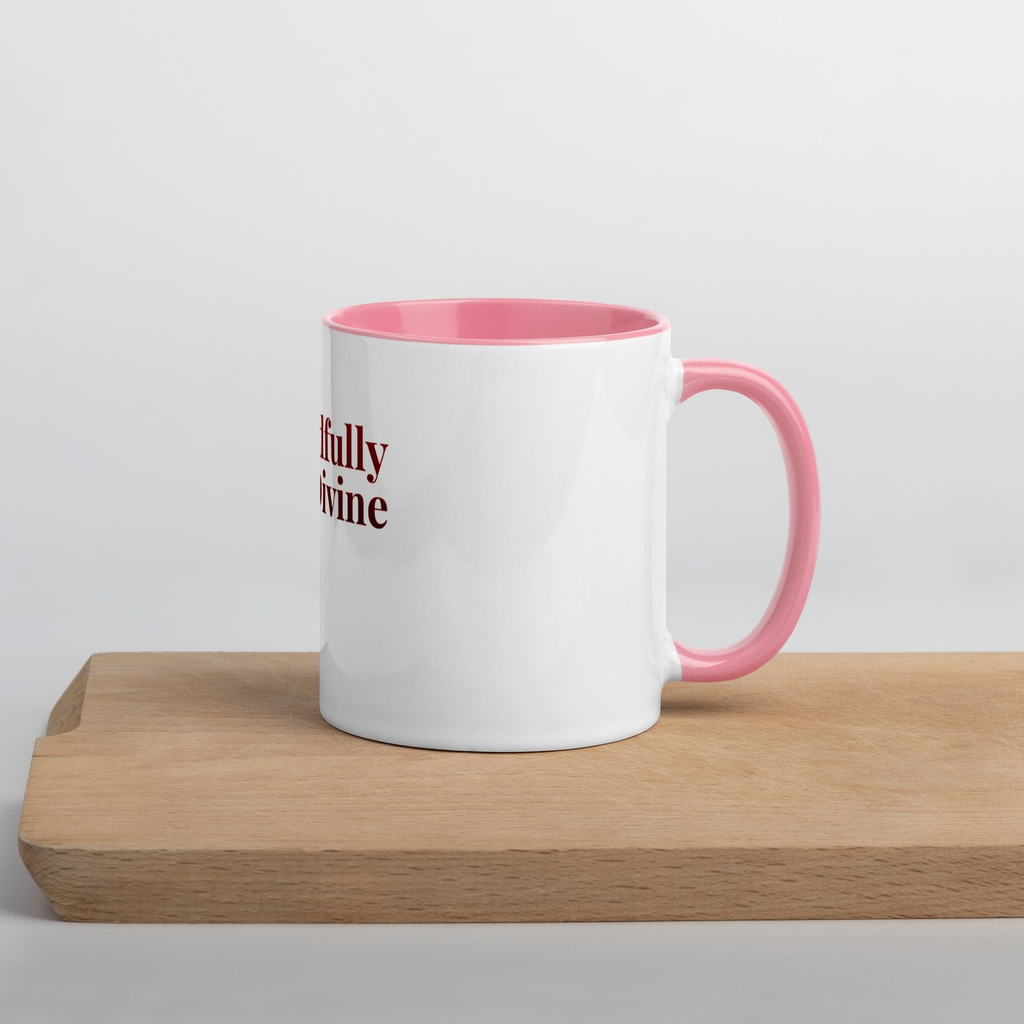 DD Woman (Maroon) Mug With Color Inside