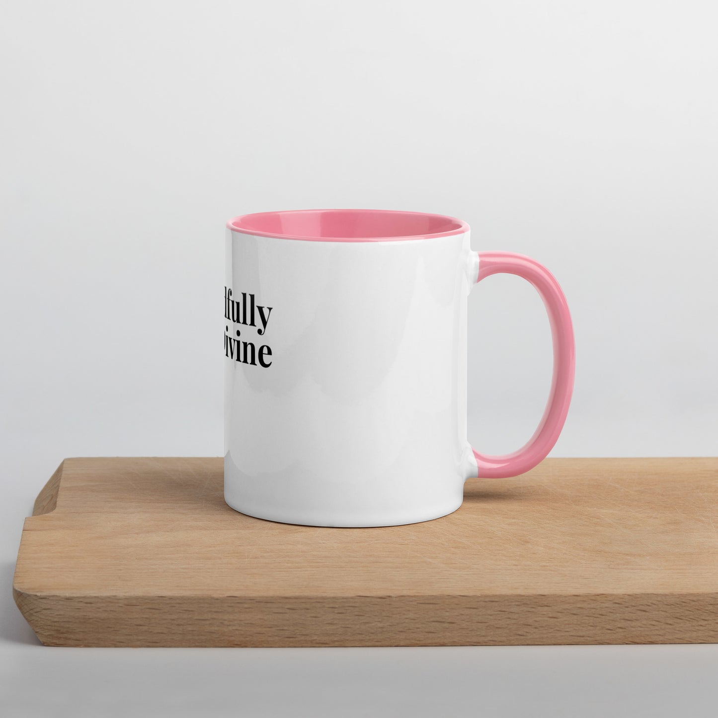 DD Woman (Black) Mug With Color Inside
