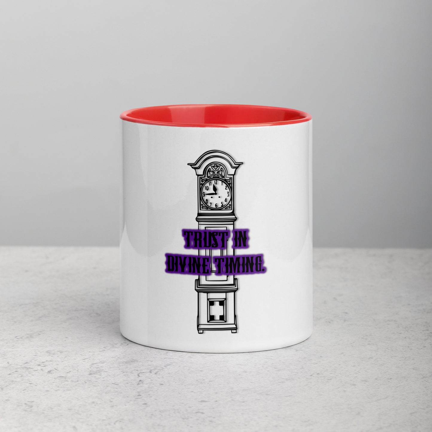 Time #2 Mug With Color Inside