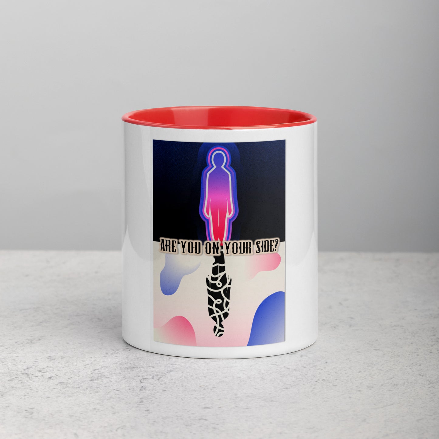 Self-Protection Mug With Color Inside